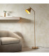 Cape Task Floor Lamp Warm Antique Brass Plate, 1x E27
