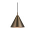 Cape Dome Pendant Ceiling Light Brushed Antique Bronze Plate, 1x E27