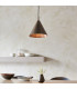 Cape Dome Pendant Ceiling Light Brushed Antique Bronze Plate, 1x E27