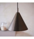 Cape Dome Pendant Ceiling Light Brushed Antique Bronze Plate, 1x E27
