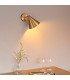 Cape Dome Wall Lamp Warm Antique Brass Plate, 1x E14