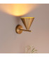 Cape Dome Wall Lamp Warm Antique Brass Plate, 1x E14