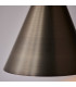 Cape Dome Wall Lamp Brushed Antique Bronze Plate, 1x E14
