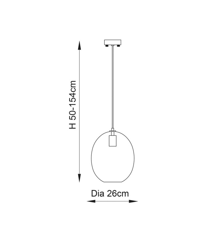 Kelda Oval Dome Pendant Ceiling Light Satin Brass Plate, Champagne Lustre Glass, 1x E27