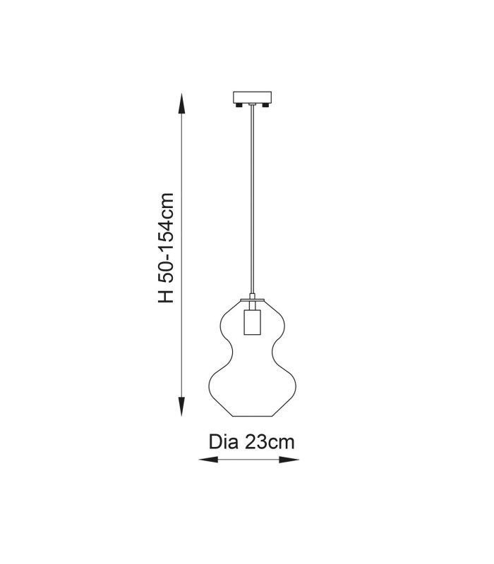 Kelda Shaped Dome Pendant Ceiling Light Satin Brass Plate, Champagne Lustre Glass, 1x E27