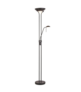 Rome Mother & Child Lamp Matt Black, Opal Glass, 1x R7s