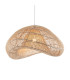 Misra Wire Frame Pendant Ceiling Light Natural Rattan, 1x E27