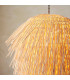 Pushpa Pendant Ceiling Light Natural Rattan, 1x E27
