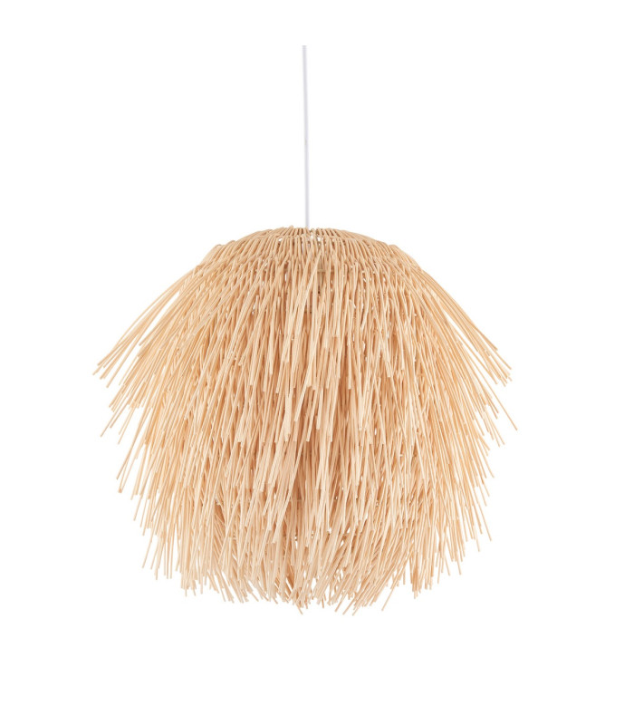 Pushpa Pendant Ceiling Light Natural Rattan, 1x E27