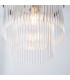 Marietta Pendant Ceiling Light Antique Brass Plate, Clear Glass, 1x E27