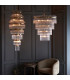Marietta Pendant Ceiling Light Antique Brass Plate, Clear Glass, 16x E14