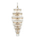 Marietta Grand Pendant Ceiling Light Antique Brass Plate, Clear Glass, 21x E14