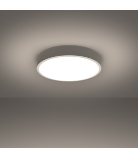 Onyx Cylindrical Ceiling Light 40cm White LED 3000K-2