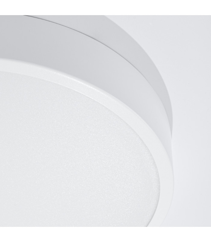 Onyx Cylindrical Ceiling Light 40cm White LED 3000K-4