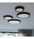 Onyx Cylindrical Ceiling Light 40cm White LED 3000K-8
