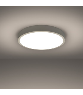Onyx Cylindrical Ceiling Light 50cm White LED 3000K-2