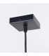 Aries Square Pendant Ceiling Light Natural Wood-4