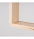 Aries Square Pendant Ceiling Light Natural Wood-5