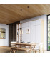 Aries Square Pendant Ceiling Light Natural Wood-17