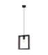 Aries Square Pendant Ceiling Light Wenge-1