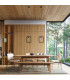 Aries Square Pendant Ceiling Light Wenge-14