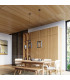 Aries Square Pendant Ceiling Light Wenge-16