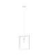 Aries Square Pendant Ceiling Light White-1