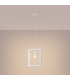 Aries Square Pendant Ceiling Light White-2