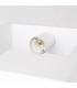 Aries Square Pendant Ceiling Light White-4