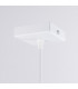 Aries Square Pendant Ceiling Light White-5