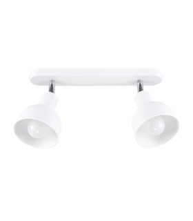 Elba Twin Ceiling Spotlight Dome White-1