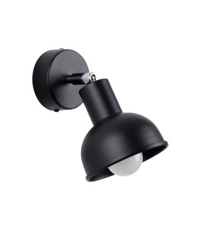 Elba Dome Single Spotlight Black-1