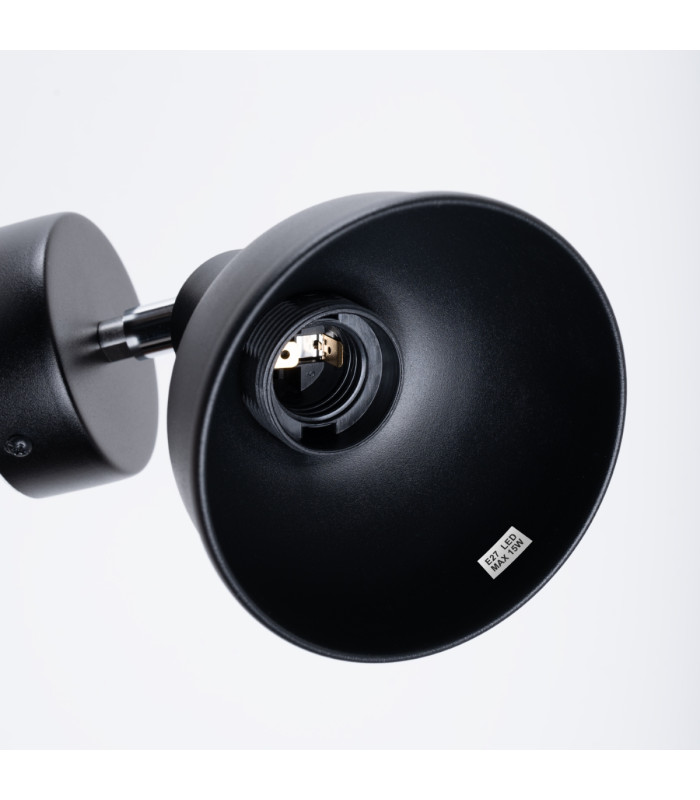 Elba Dome Single Spotlight Black-5