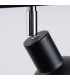 Elba Twin Ceiling Spotlight Dome Black-6