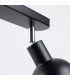 Elba Twin Ceiling Spotlight Dome Black-7