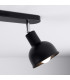 Elba Twin Ceiling Spotlight Dome Black-10