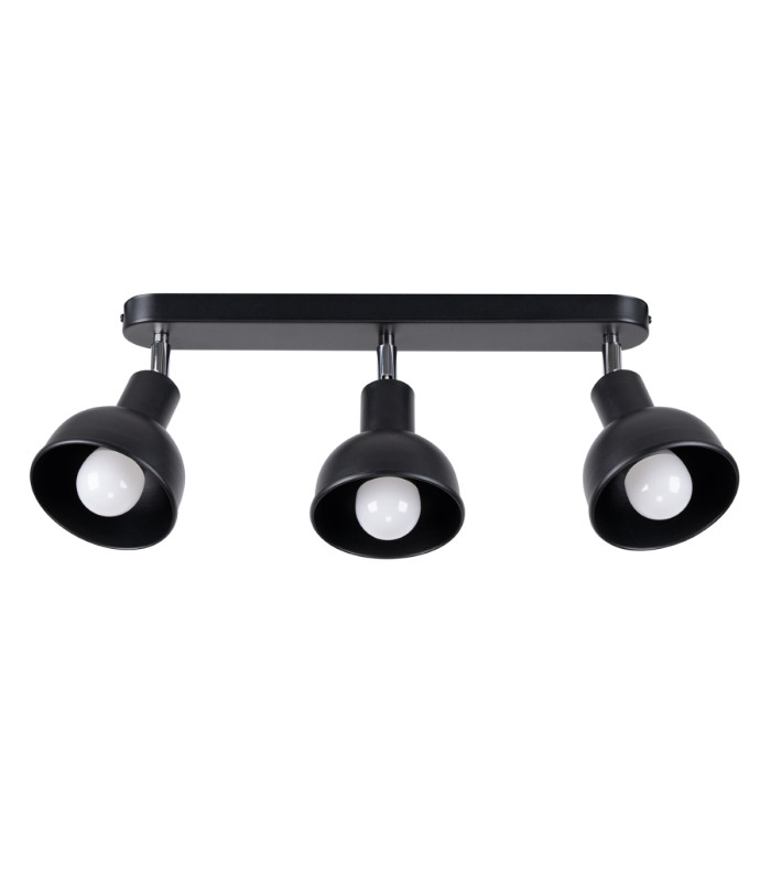 Elba Ceiling Spotlight Bar Dome Black-1