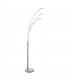 LED 3 Light Floor Lamp Satin Nickel Plate - 1