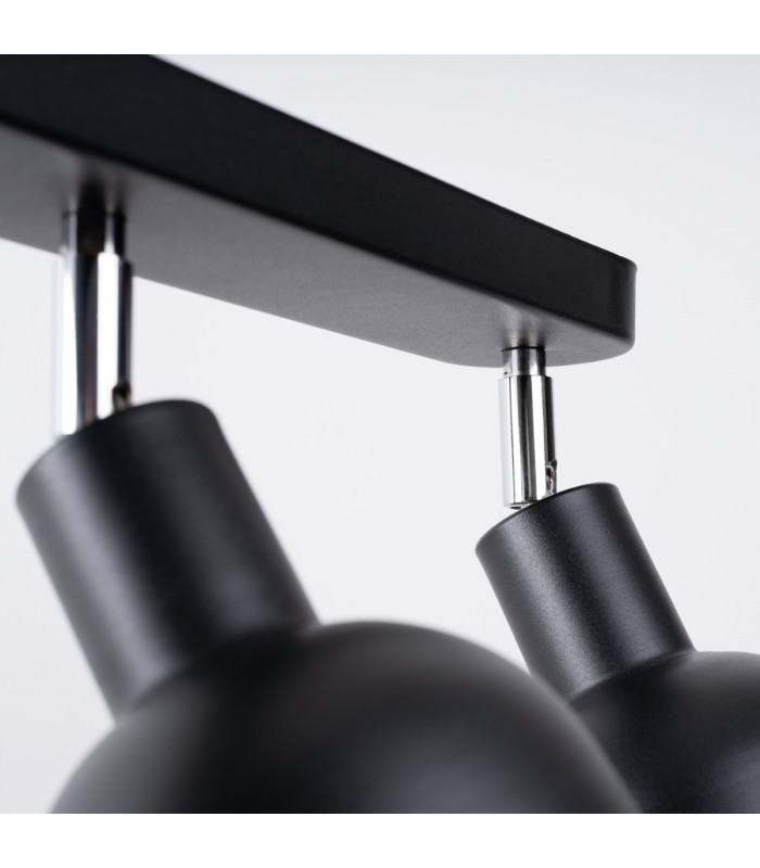 Elba Ceiling Spotlight Bar Dome Black-5