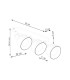 Elba Ceiling Spotlight Bar Dome Black-12