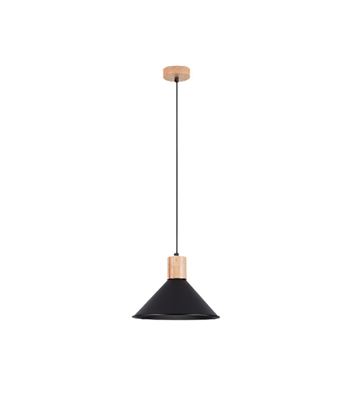 Jaga 30cm Dome Pendant Ceiling Light Black-1