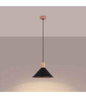 Jaga 30cm Dome Pendant Ceiling Light Black-2