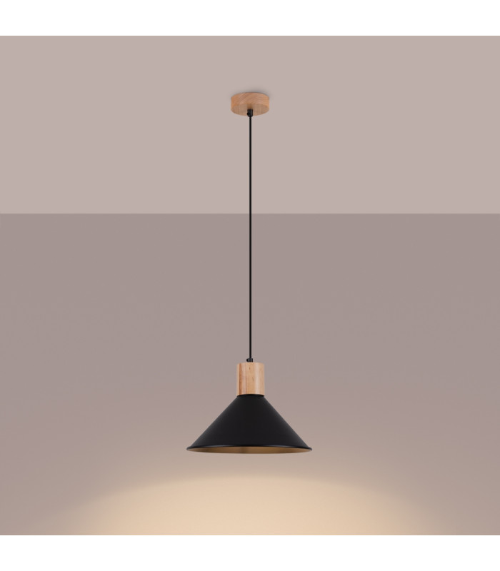 Jaga 30cm Dome Pendant Ceiling Light Black-2