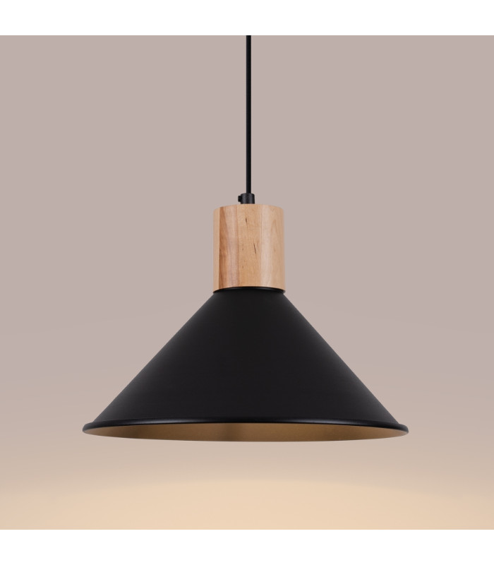 Jaga 30cm Dome Pendant Ceiling Light Black-7