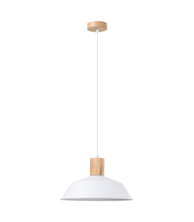 Fano 34cm Dome Pendant Ceiling Light White-1