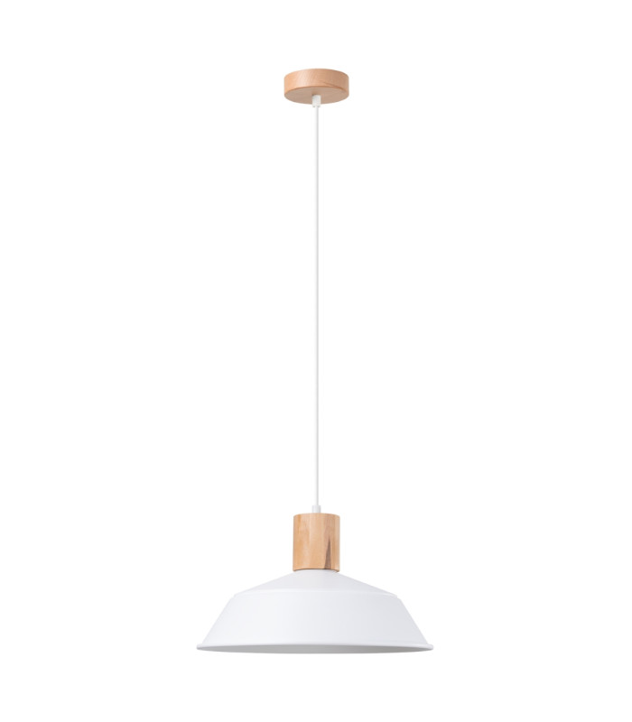 Fano 34cm Dome Pendant Ceiling Light White-1