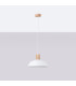 Fano 34cm Dome Pendant Ceiling Light White-3