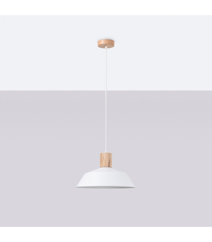 Fano 34cm Dome Pendant Ceiling Light White-3