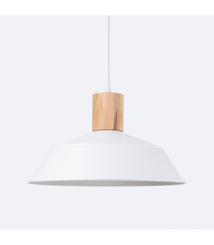 Fano 34cm Dome Pendant Ceiling Light White-4