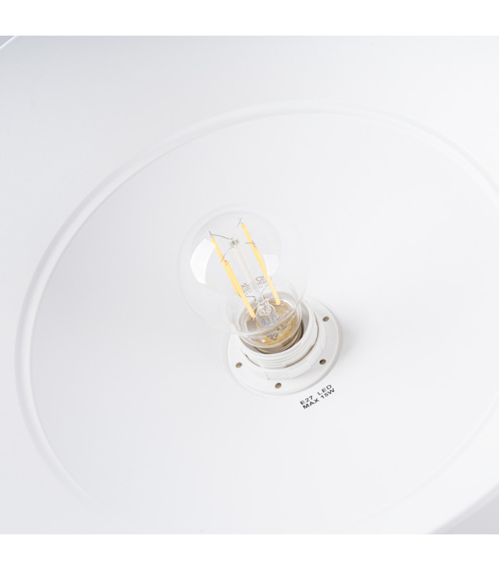 Fano 34cm Dome Pendant Ceiling Light White-8
